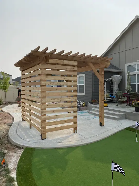 More of our pergolas.